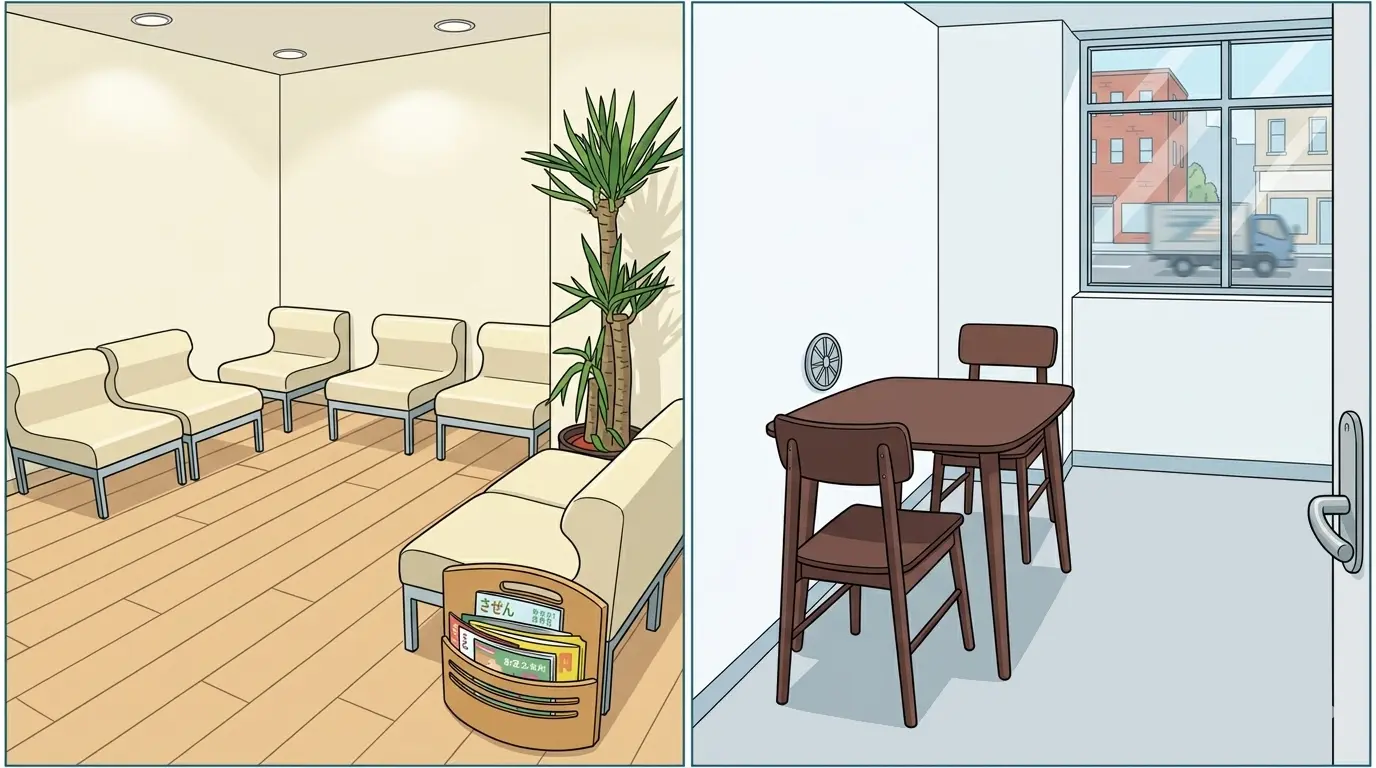 清潔な院内環境のイメージ