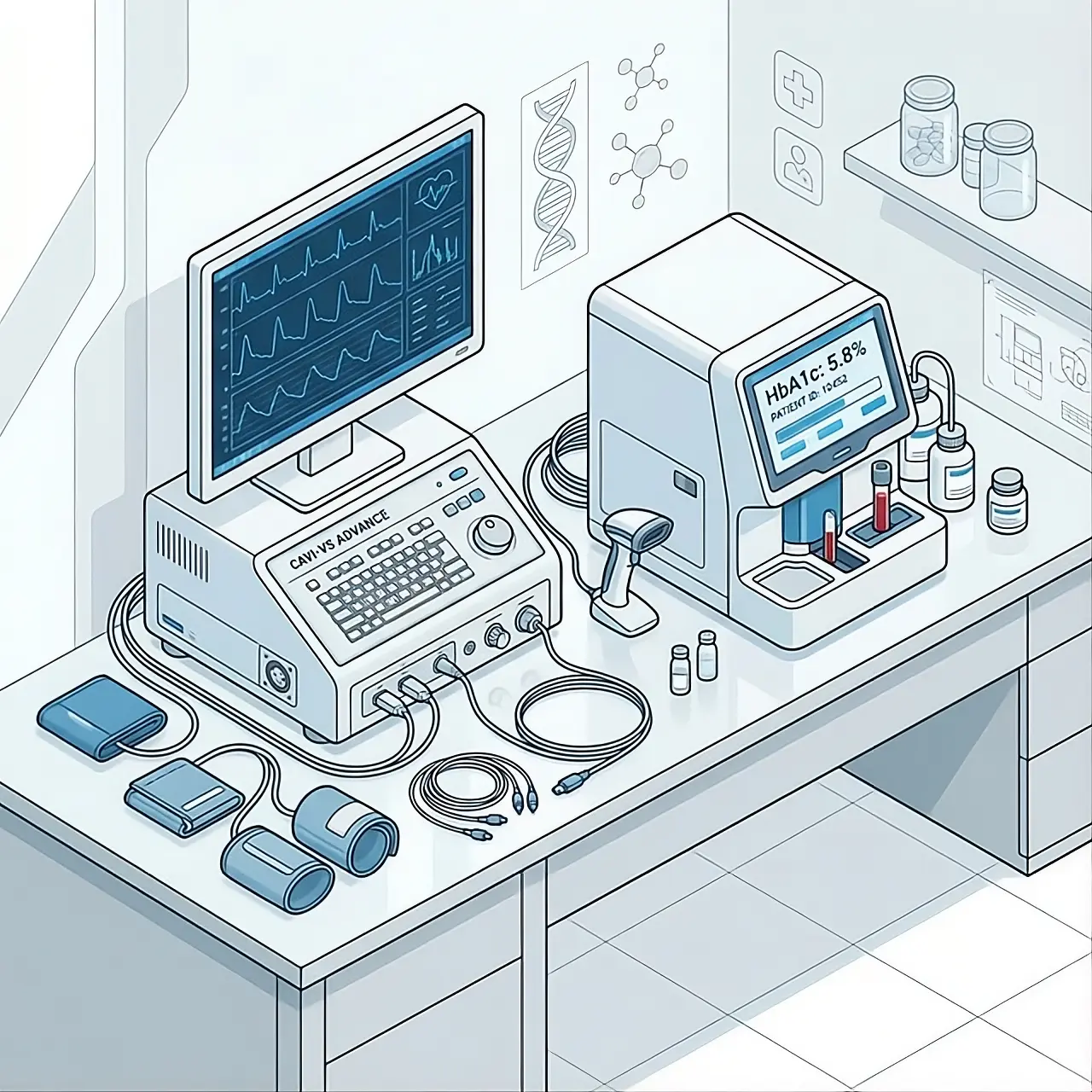 糖尿病・動脈硬化の専門検査機器