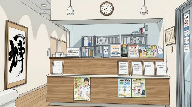 たもり内科クリニック受付の画像